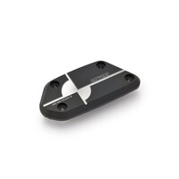 Coperchio Pompa Frizione in Alluminio Lavorato CNC con Finitura Anodizzata Doppia Black/Gun-Metal Gray