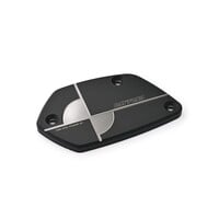 Tapa de la bomba de embrague - Aluminio mecanizado CNC, acabado anodizado doble en Negro/Gris metalizado