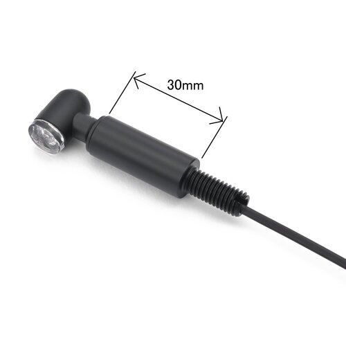 Daytona 8mm Turn Signal Extension Set Black with 30mm Extension (Pair)