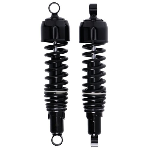 Emgo Amortisseurs 325mm Gaines Noires Œil/Œil Type de Fixation