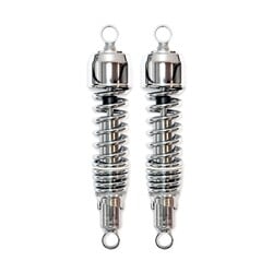 Chrome Shock Absorber Shrouds, 325 mm Eye/Eye Type
