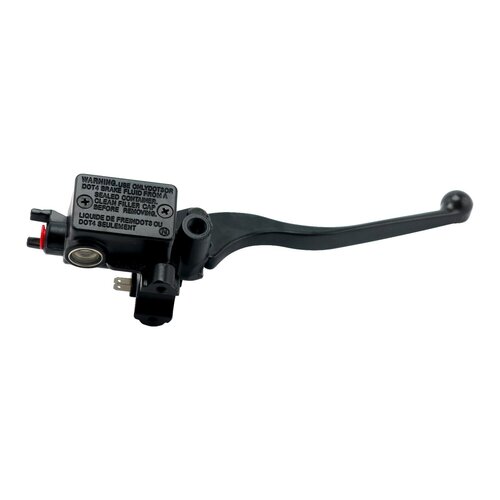 Emgo Maître-cylindre de frein universel piston 14mm avec contacteur de stop intégré