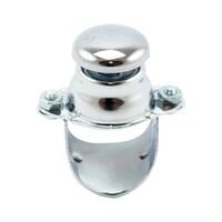 Chrome Lucas 76204 Replica Claxon/Killswitch met 22 mm Stuurklem