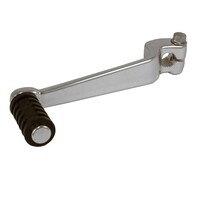 Palanca de cambio forjada no plegable en aluminio aeronáutico 6061 T6 con punta moleteada