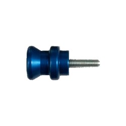 Achterste Aluminium Bobbins 6mm Blauw