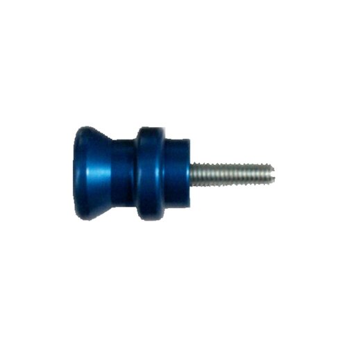 Bike-Lift Bobbins Aluminium Arrière 6mm Bleu pour béquilles d'atelier RS17, RS17/L et RS17/XL
