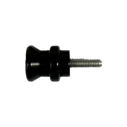 Bobbins Traseros de Aluminio 6mm Negro para Caballetes RS17, RS17/L y RS17/XL