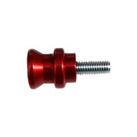 Bobbins de Aluminio Trasero 8mm, Rojo para caballetes traseros RS17
