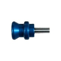 Bobbins Arrière Aluminium 8 mm Bleu pour béquilles RS17, RS17/L et RS17/XL