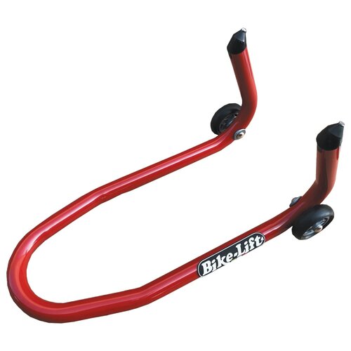 Bike-Lift FS9 Cavalletto Anteriore Rosso con Coni Rinforzati in Acciaio per Forcelle con Foro nella Parte Inferiore