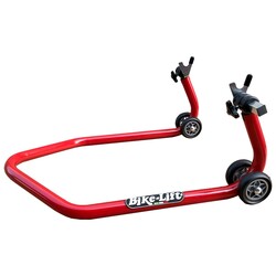 RS17/XL Extra Lage Achter Paddockstand - Rood Gepoedercoat Staal