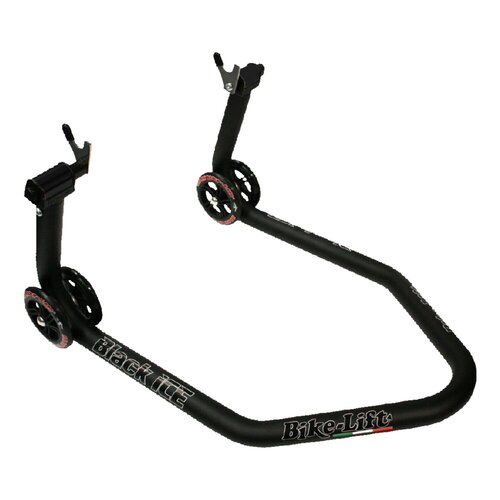 Bike-Lift Black Ice Rear Paddock Stand - Steel, Black Powder Coated Finish, 4.0 kg