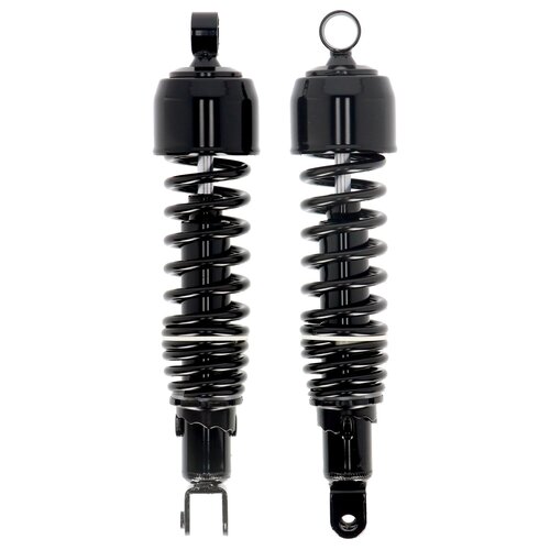 Emgo Amortiguadores Negro con Fundas 340 mm Tipo Ojo/Horquilla