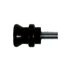Rear Aluminum Paddock Stand Bobbins 8 mm, Black