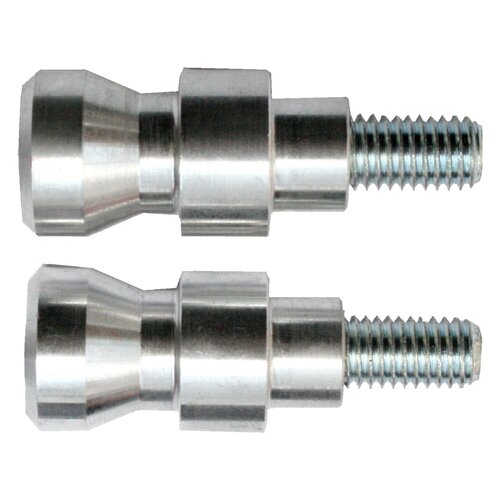 Bike-Lift Bobbins Traseros de Aluminio 10mm, Transparente para Caballetes Traseros RS17 / RS17/L / RS17/XL