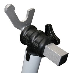 V-vormige adapter voor FS10/E, FS10, FS/H-S en FS9 voorste paddockstands (16-24.5 cm breedte)