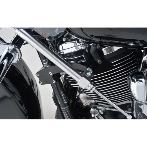 Daytona Kit Amortisseur de Direction en Aluminium Réglable Argent