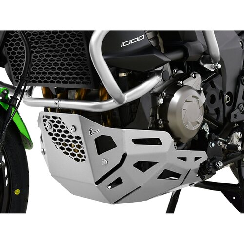 Zieger Sabot moteur argent pour Kawasaki Versys 1000