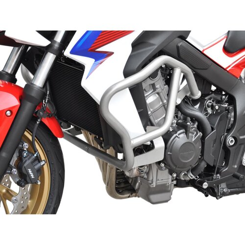 Zieger Paramotore argento per Honda CB 650 F / CB 650 R
