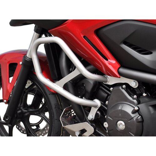 Zieger Paramotore argento per Honda NC 700S/X / NC 750 S / NC 750 X