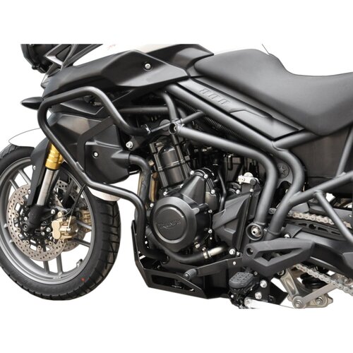 Zieger Defensa de motor negro para Triumph Tiger 800 / XC