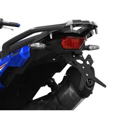 Portatarga X-Line nero per Honda CRF 1000 L Africa Twin