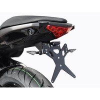 Portatarga X-Line nero per Kawasaki ER-6 n / ER-6 f