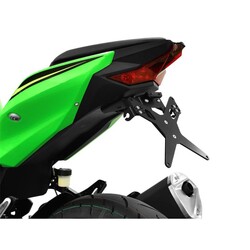 Support de plaque X-Line noir pour Kawasaki Ninja 400