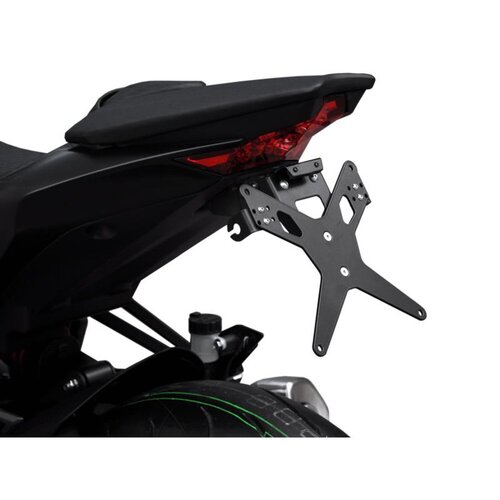Zieger Licence plate holder X-Line black for Kawasaki Z1000