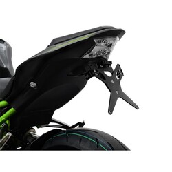 Support de plaque X-Line noir pour Kawasaki Z 900 / 20-21 Z H2
