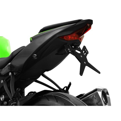 Zieger Kennzeichenhalter X-Line Schwarz für Kawasaki 2019 ZX-6R 636