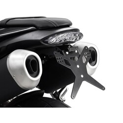 Portamatrículas X-Line negro para Triumph Speed Triple 1050 R/RS/S