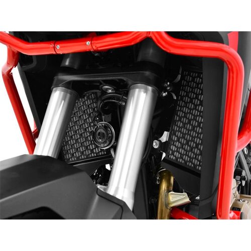 Zieger Radiateurbeschermer #1 zwart voor Honda CRF1100 DL Africa Twin