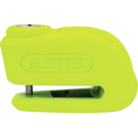 365 Trigger Alarm 2.0 Disc Lock Alarm Yellow with 5 mm Bolt and 100 dB Vibration Alarm
