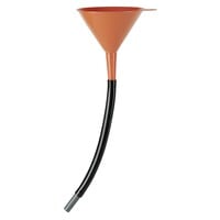 Embudo HDPE naranja de 150 mm con boquilla Diflex extraíble, capacidad 0,7 L