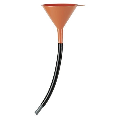 Pressol Entonnoir HDPE orange 150 mm avec bec Diflex amovible, contenance 0,7 L