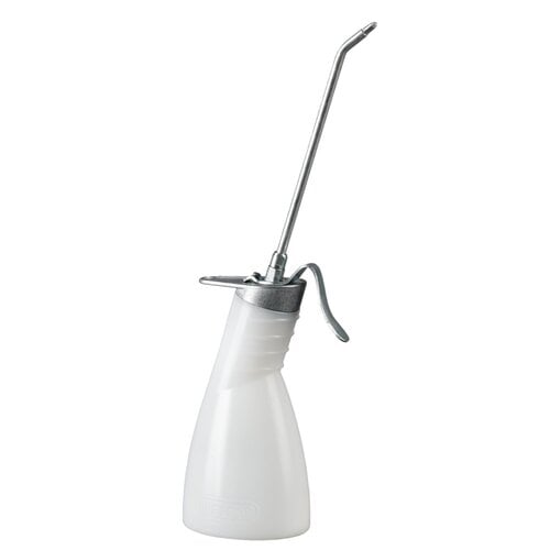 Pressol Oliespuit 04 905 - 500 ml Witte HDPE-reservoir met 165 mm Aluminium Tuit en Messing/Zink Dubbelwerkende Pomp