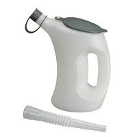 Misurino 1 Litro Trasparente con Coperchio, Graduazione 0,25 L