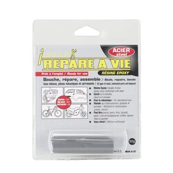 Idées-Fix Stucco Epossidico Acciaio 50 g