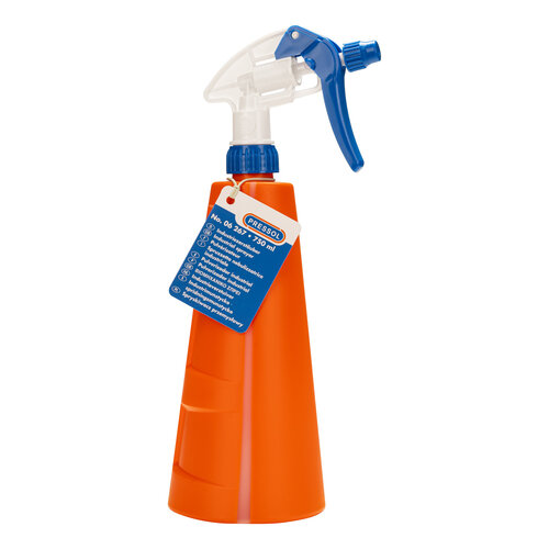 Pressol Pulverizador Industrial 750 ml Envase PE Boquilla Plástico Naranja Ajustable