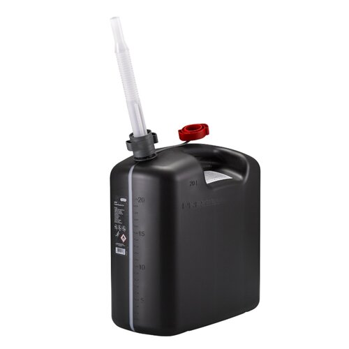 Pressol Bidon Carburant HDPE 20 L Gris Foncé (RAL 7021) avec Bec Flexible