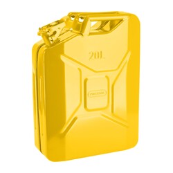 Jerrican Métallique Jaune 20 L