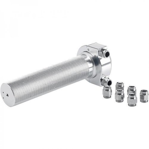 Biltwell 1" Poignée des gaz double "Whiskey Throttle" en aluminium poli