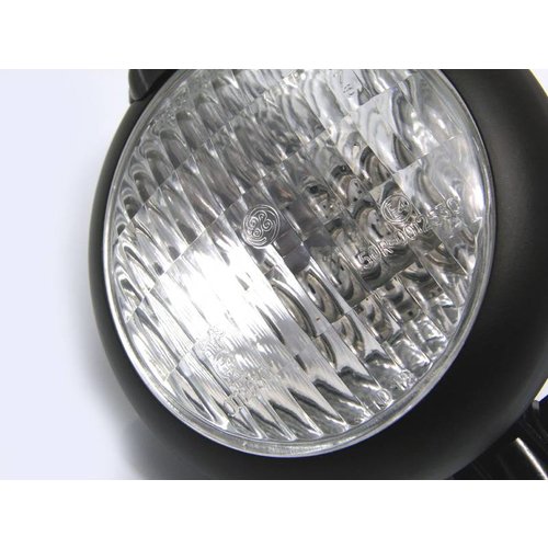 5.75" Bates Style lack Headlight with Bottom Mount