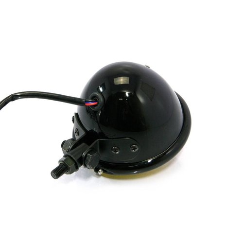 4.75" Chopper Scheinwerfer Schwarz & Gelb