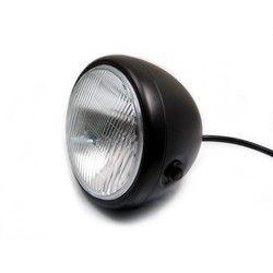 6.75" Black Classic Headlight