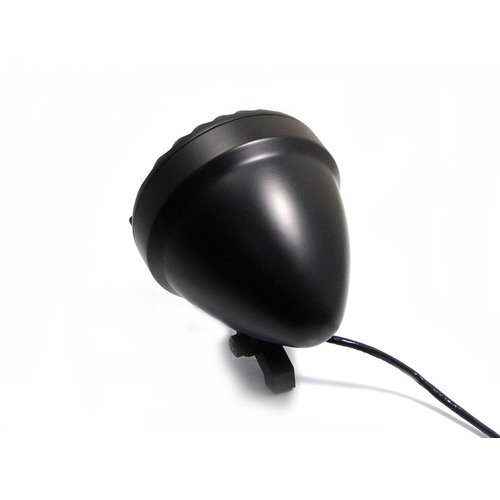 6" Prison Koplamp Bottom Mount Zwart