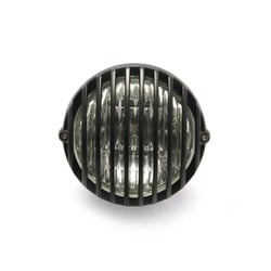 4.5" Prison Headlight Bottom Mount Black