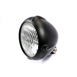 5.5" Vintage Headlight Bottom Mount Black