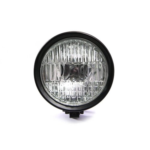 5.9" Flat Headlight Bottom Mount Black